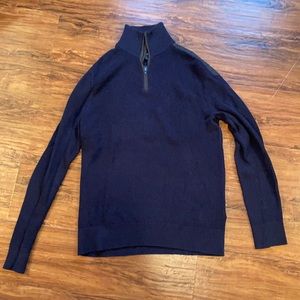 BR Navy Sweater Zip-up